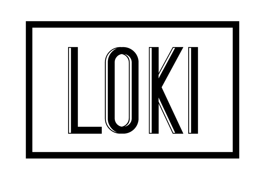 loki logo black
