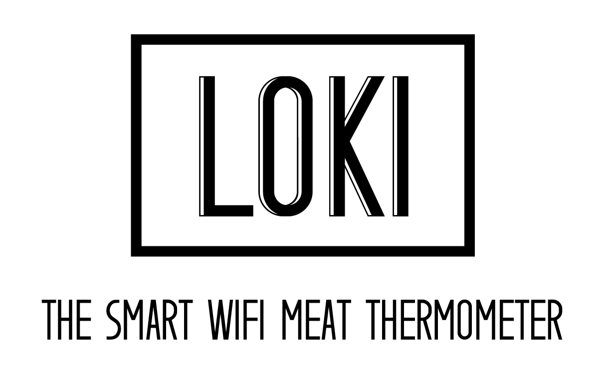 loki logo with tagline black